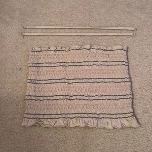 Cropped Tube top/tank top (removable straps)